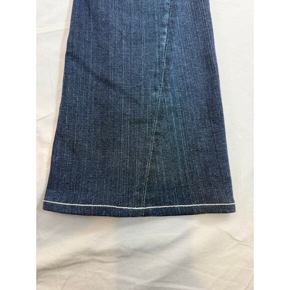 Y2K True Religion Rhinestone Big T Disco Joey Jeans – Size 26 – Flare Low Rise - Picture 11 of 15